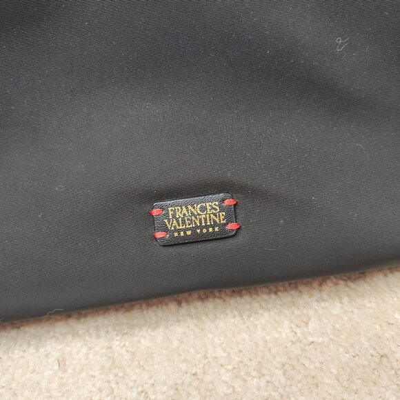 Frances Valentine New York Kate Black Tote Bag Shoulder Bag Purse - Picture 3 of 11